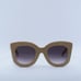 NEW CELINE CL4005FN 57Z BEIGE/SMOKE SUNGLASSES
