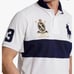 Ralph Lauren Men's Striped Crest Polo Shirt Short Sleeve Sz 2XLT Big & Tall