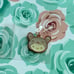 TCMC Older Enamel Rose Gold Bunny Emoti Charm New