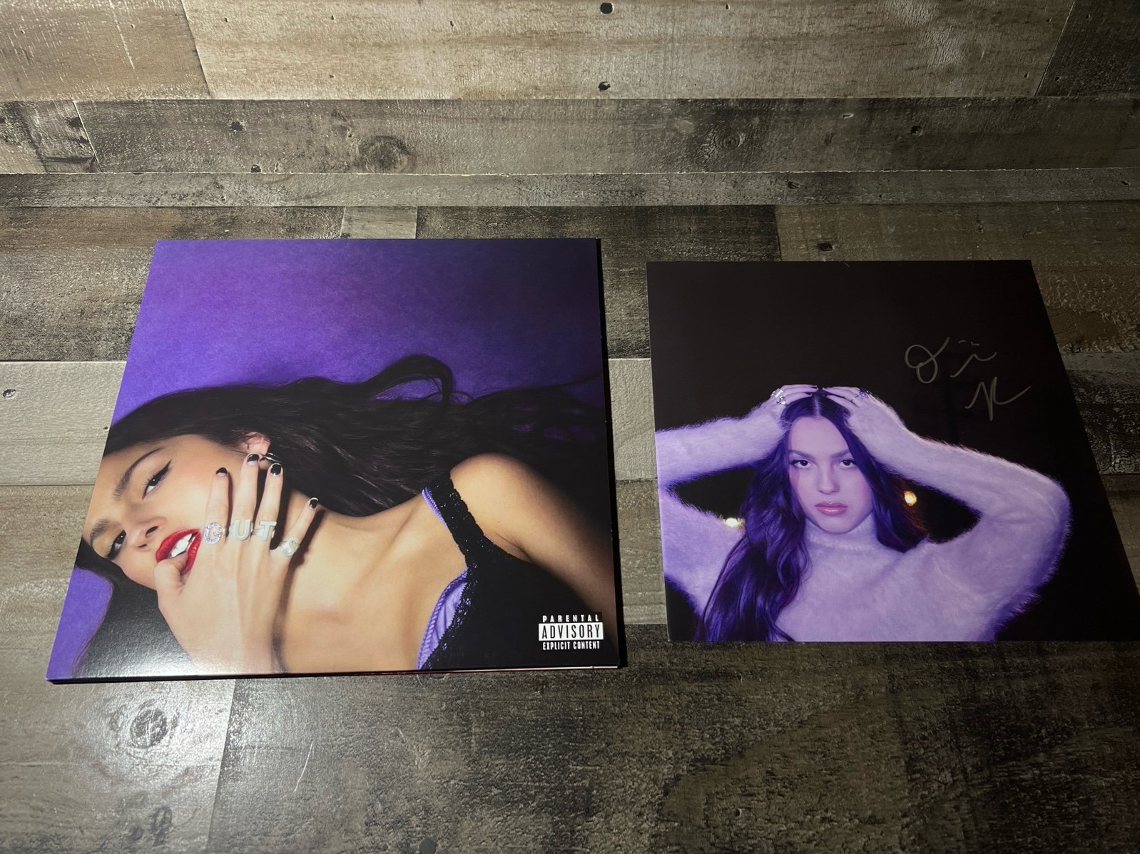 Olivia Rodrigo signed autographed Guts vinyl