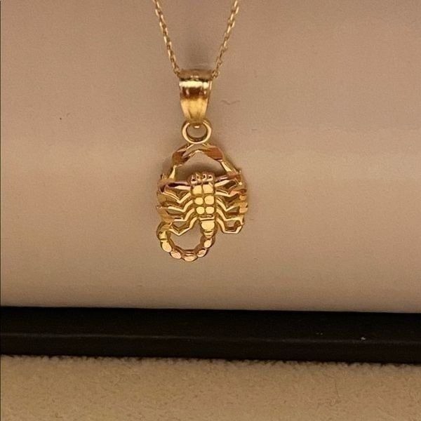 Scorpion 14k Solid Gold Pendant perfect gift