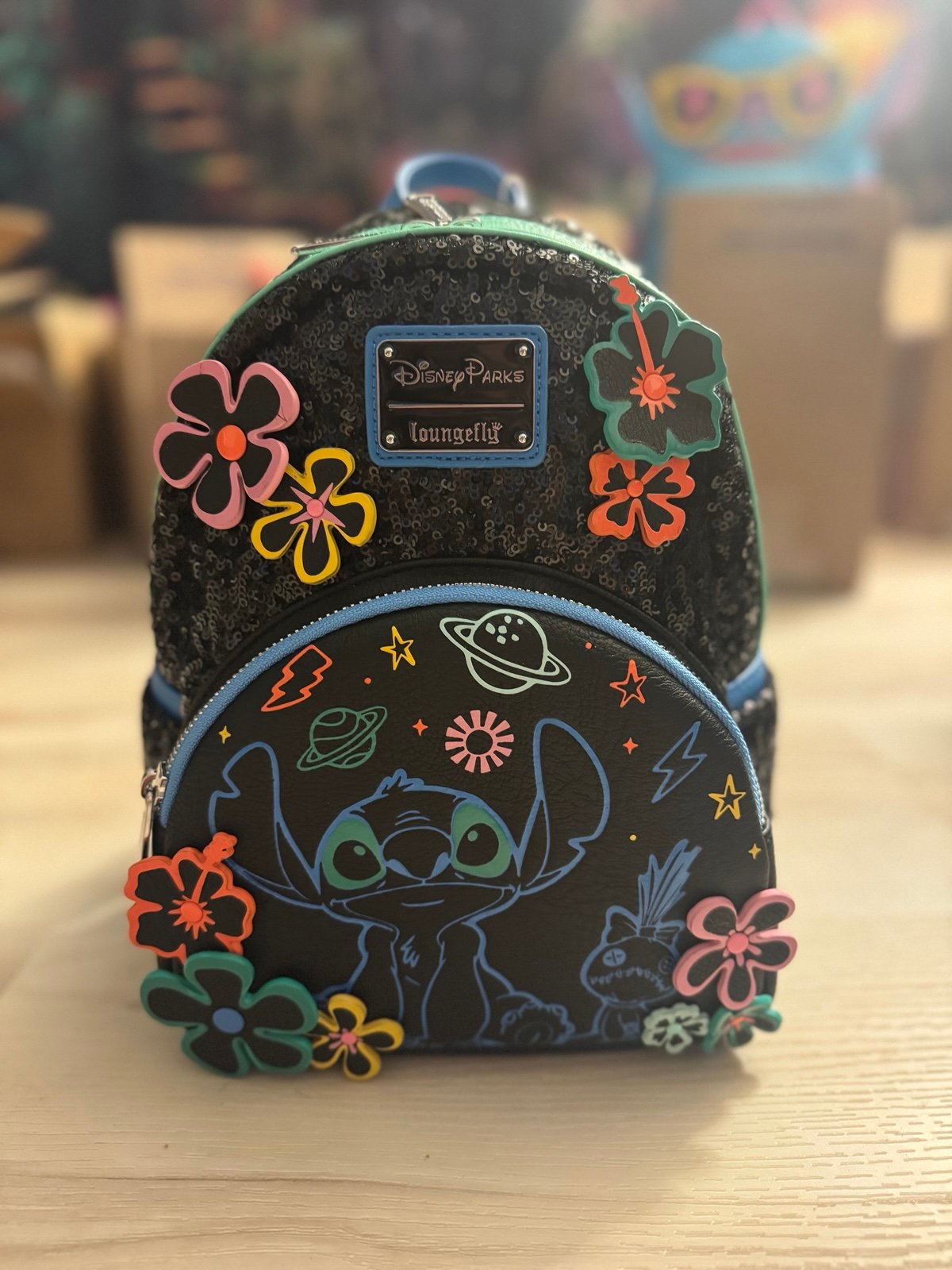 Disney Parks Stitch 626 Day Loungefly Mini Backpack