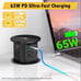 Pop Up Outlet for Countertop Kitchen, 65W USB C Wireless Charging