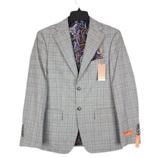 Tallia Men's Slim-Fit Wool Suit Separate Jacket Cream Brown 425 36S B4HP