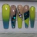 Glitter bomb Acrylic Freestyle Press on nails