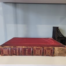 Antiquarian Oversized 1880 Art Journal Rare Antique Collectible Decor Book B01