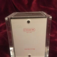 COACH Acrylic Photo Cube