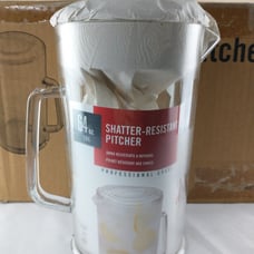 Cambro 64 Ounce Pitcher with Lid Clear Polycarbonate 6 Pack for Restaurants Shop
