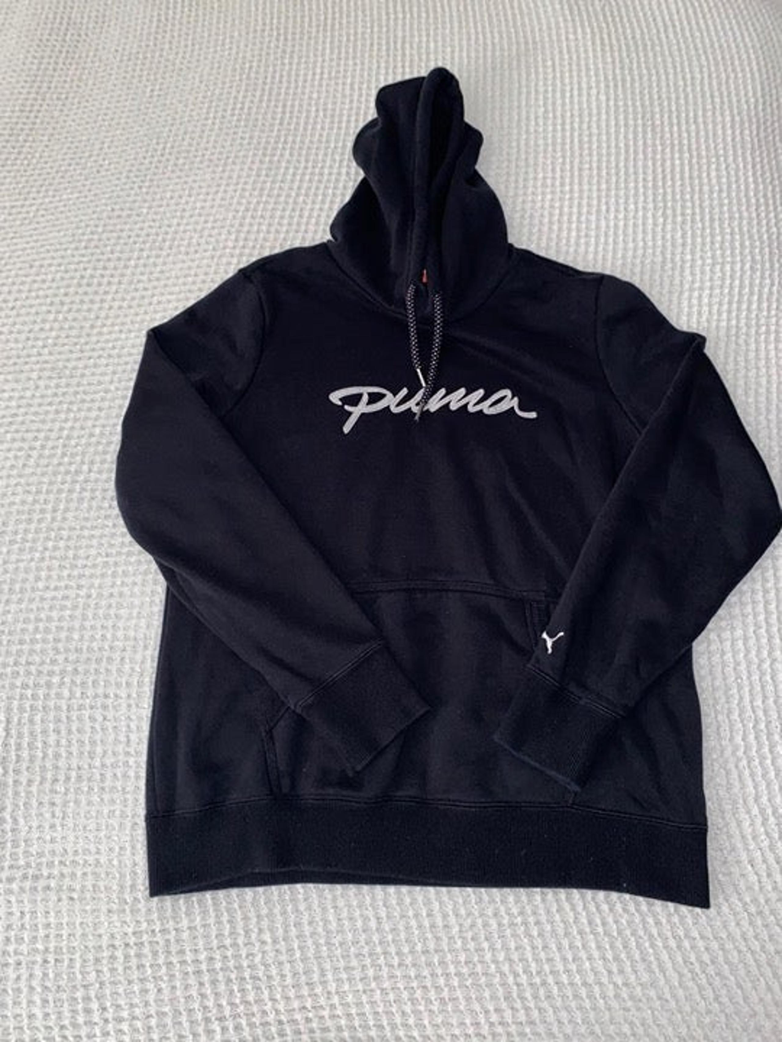 Puma Black Pullover Hooded Sweater Women’s Size Medium 238/B/3/Dhs