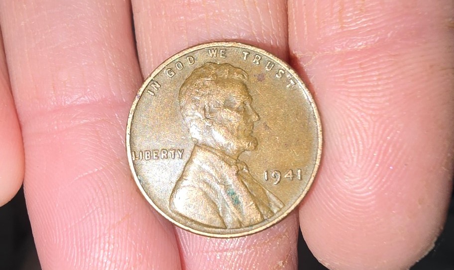 1941 Wheat Penny with errors