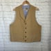 Frontier Classics Mens Brown Cotton Lined Western Ranch Vest Size L Large