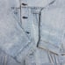 5XL equivalent, 90s, Hard Rock Cafe, Orlando, logo embroidered denim jacket.