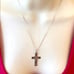 sterling silver cross crucifix necklace