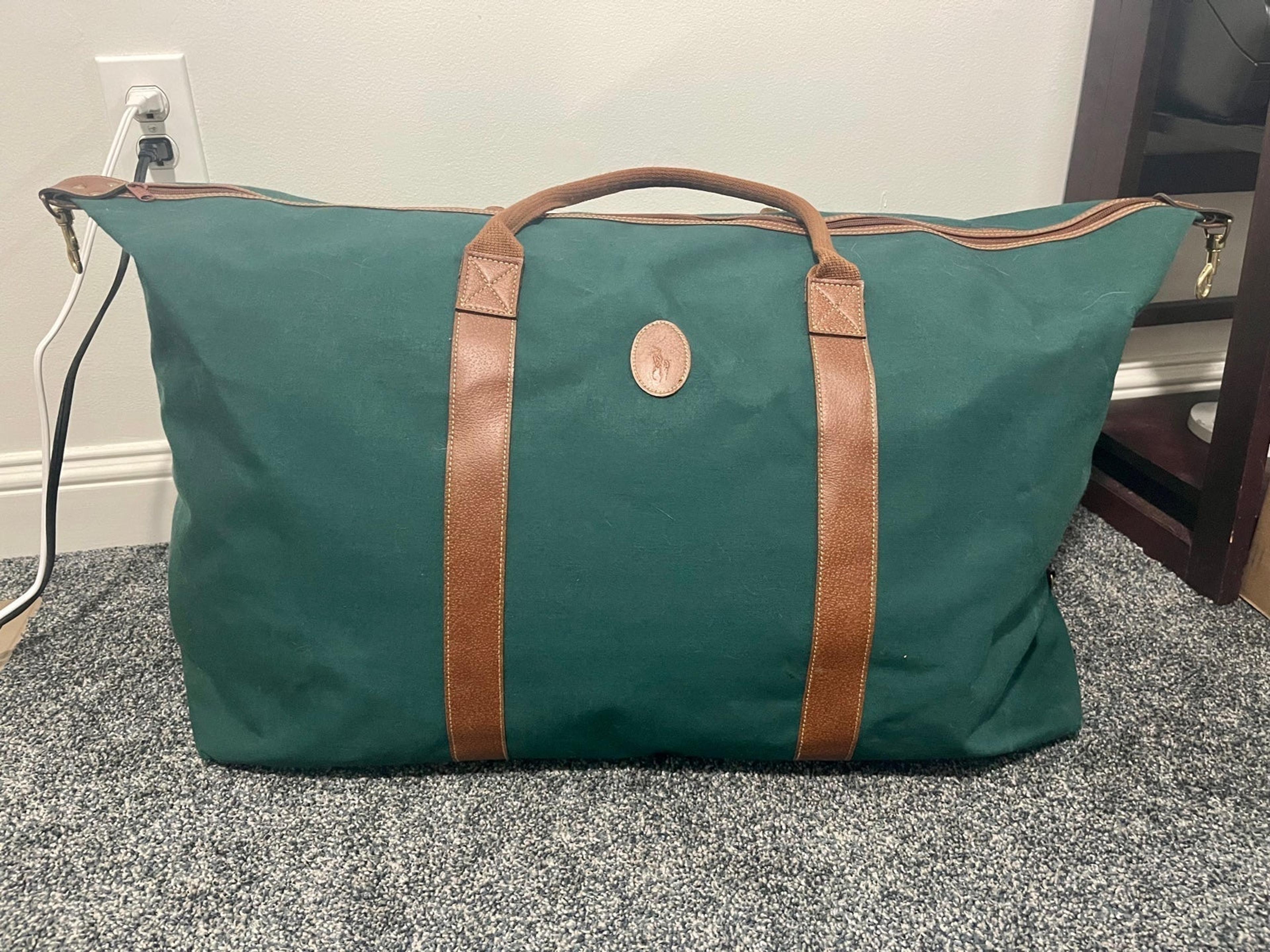 Ralph lauren polo green cologne bag Clearance