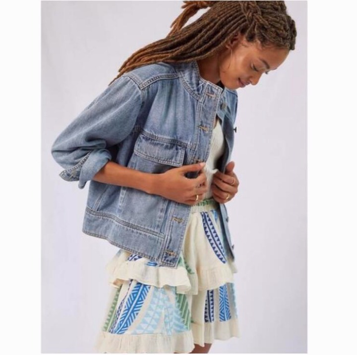 Anthropologie Dear John Relaxed Denim Jacket