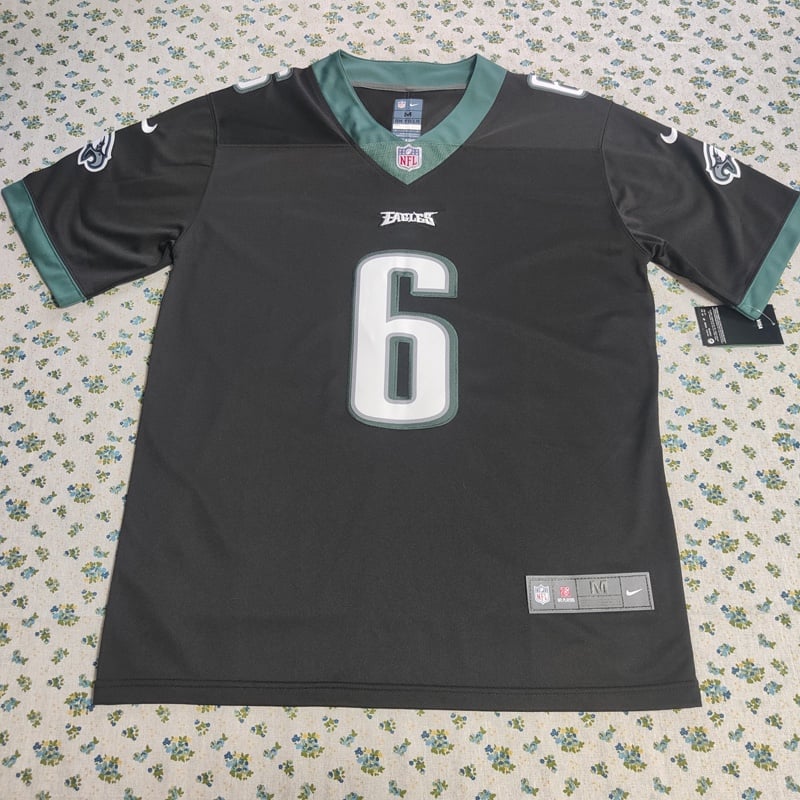 Nike Philadelphia Eagles Devonta Smith #6 Black Jersey
