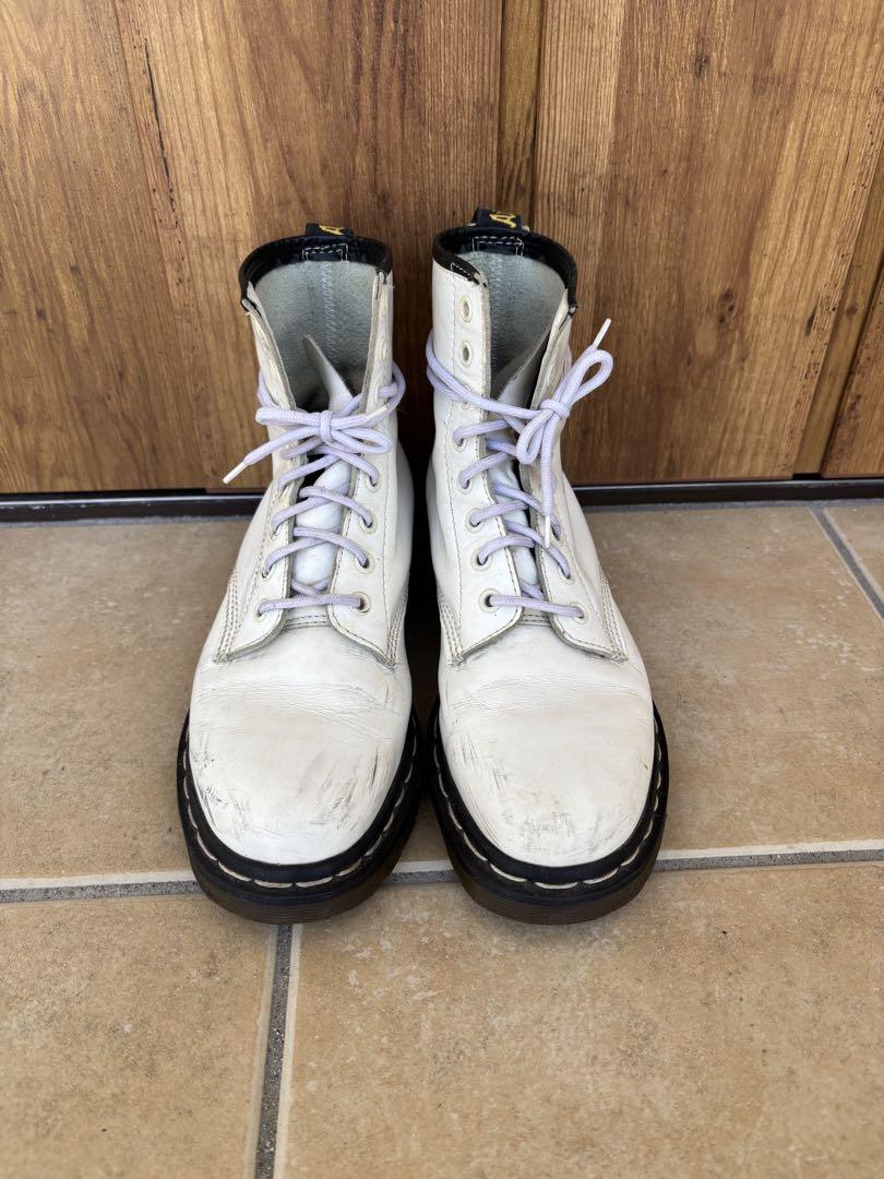 Dr. Martens 8-hole boots white vintage