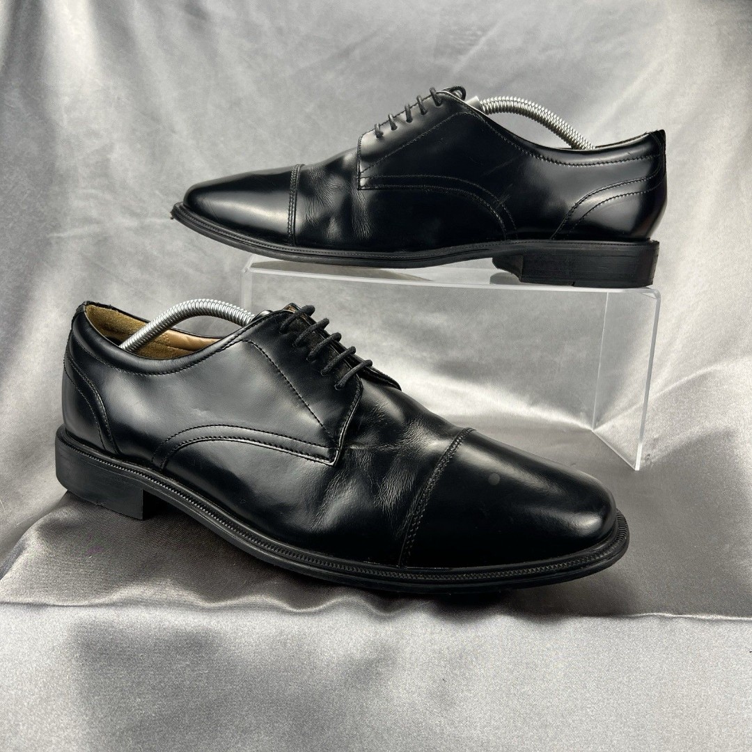 Stacey Adams HANDCRAFTED Cap Toe Oxford Men's 11.5 Black 21253 Prom Wedding Shoe