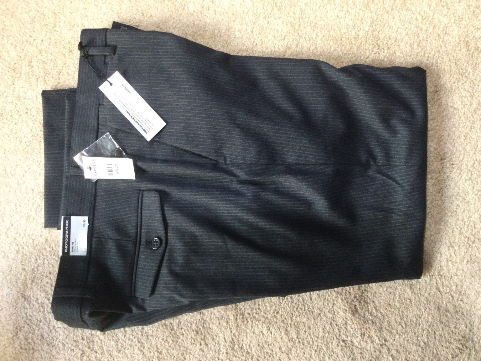 Mens express producer pants 33W 30L new