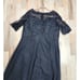 NEW Wedding Boutique Women's Black Lace Short Sleeve Formal Dress Sz 14 Back Zip