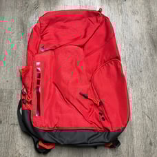 Nike Backpack Red Bag Elite Style Travel Workout Gym Sport Bag Brand New