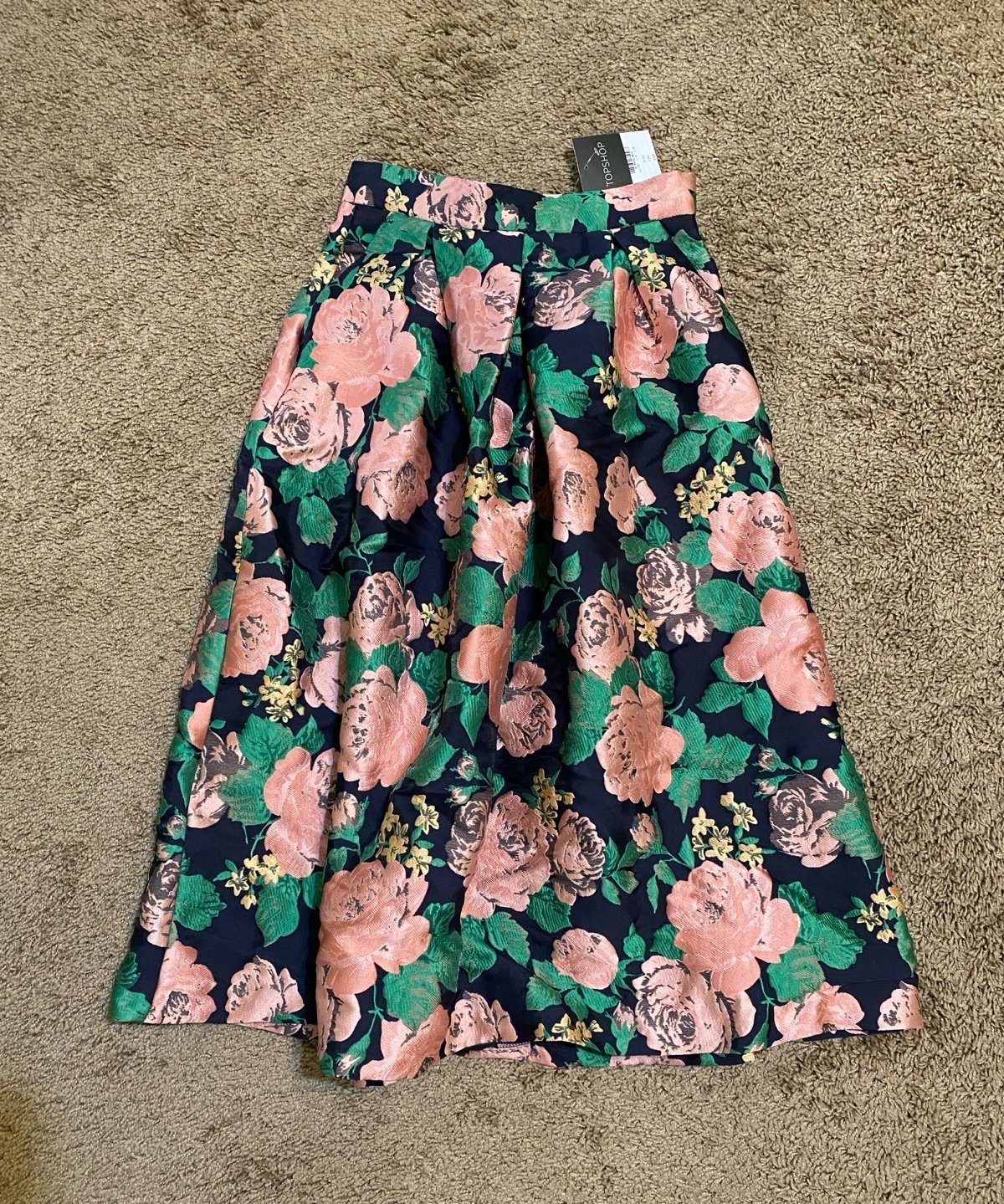 NWT Topshop Rose Prom Skirt Sz 4