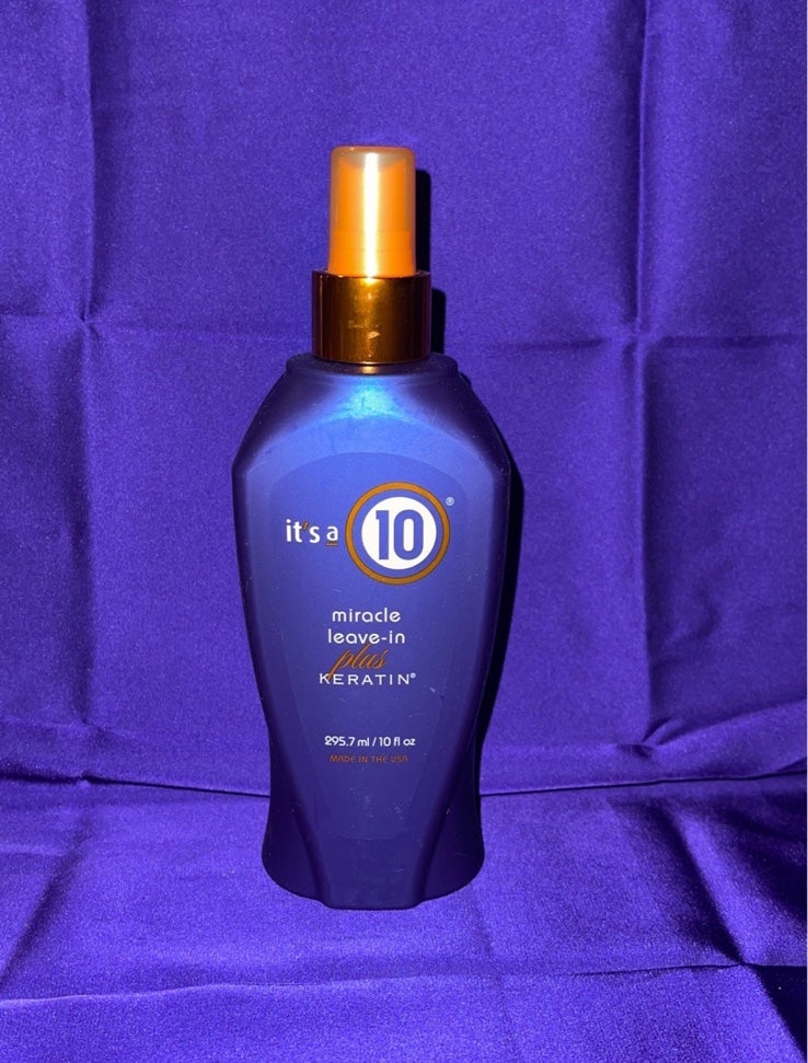 its a 10 miracle leave-in plus keratin