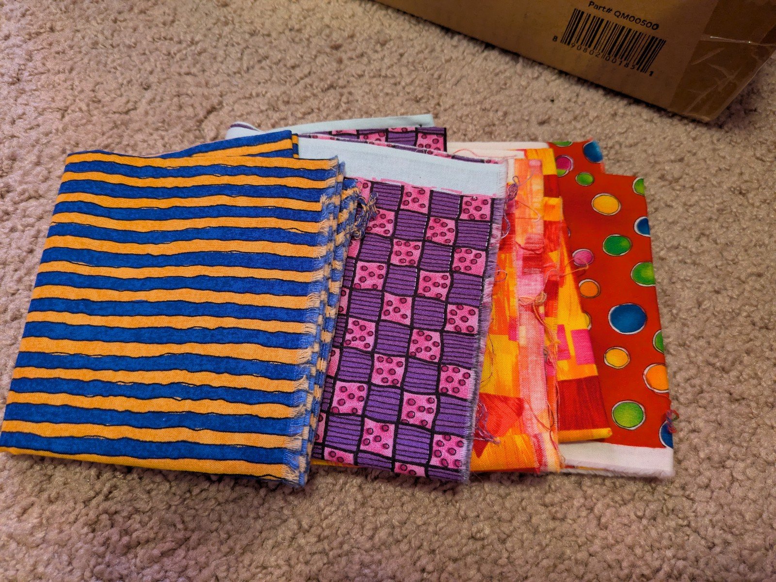 Fabric Mixed print fat quarters