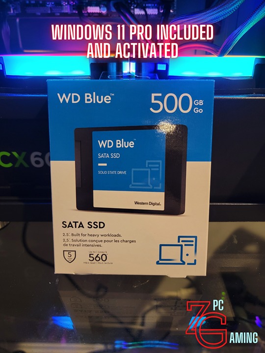 500GB WD Blue SA510 SSD With Windows 11 Pro Pre Installed