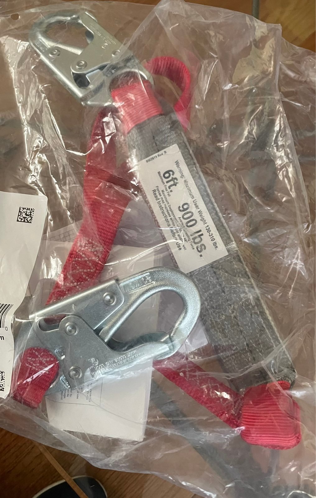 Fall protection pro web lanyard Pack 134