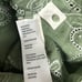 New 120% Lino Light Green Linen Dress with White Floral Embroidery Size 8