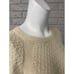Jones New York Signature Birch Textured Tan Knit Sweater Size S