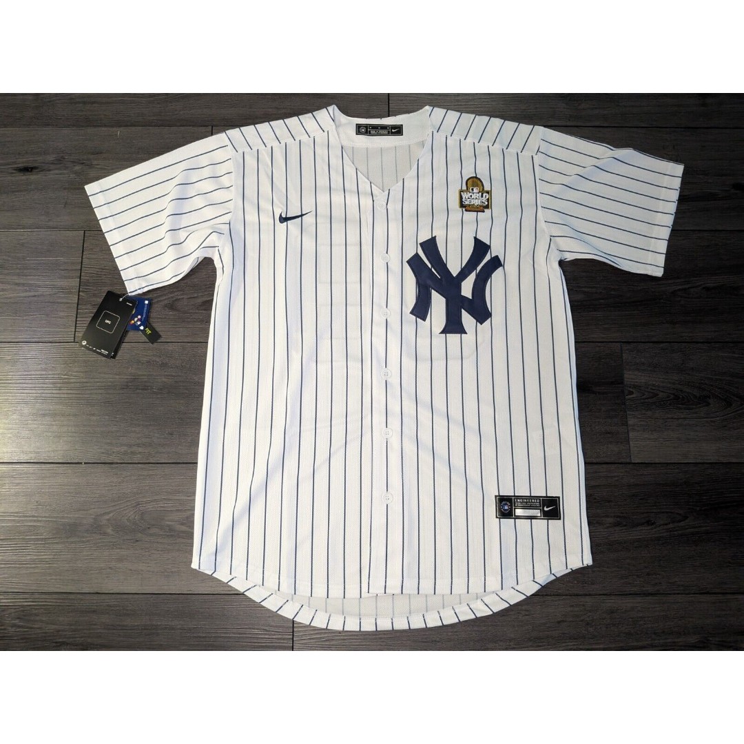 Aaron Judge #99 New York Yankees 2024 World Series Baseball Jersey Medium