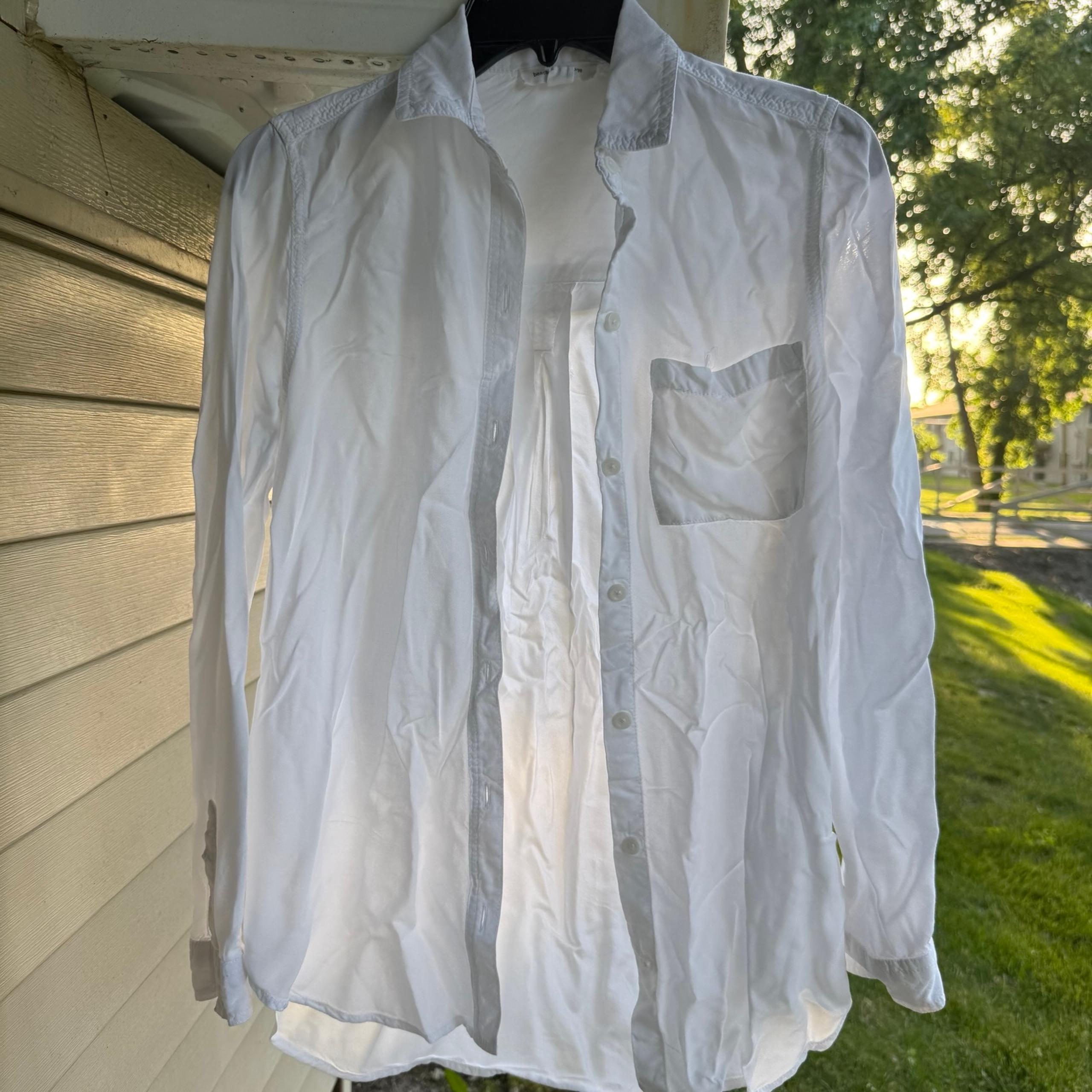 Beach Lunch Lounge Long Sleeve Button Down Shirt