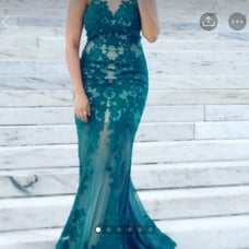 Emerald Green Formal Dress