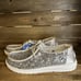 New 69 Womens Hey Dude Wendy Sequin Cream Casual Shoe Size 9