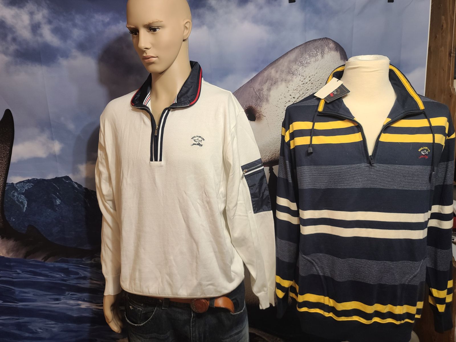 PAUL SHARK ITALIAN SWEATSHIRT, NWT 250