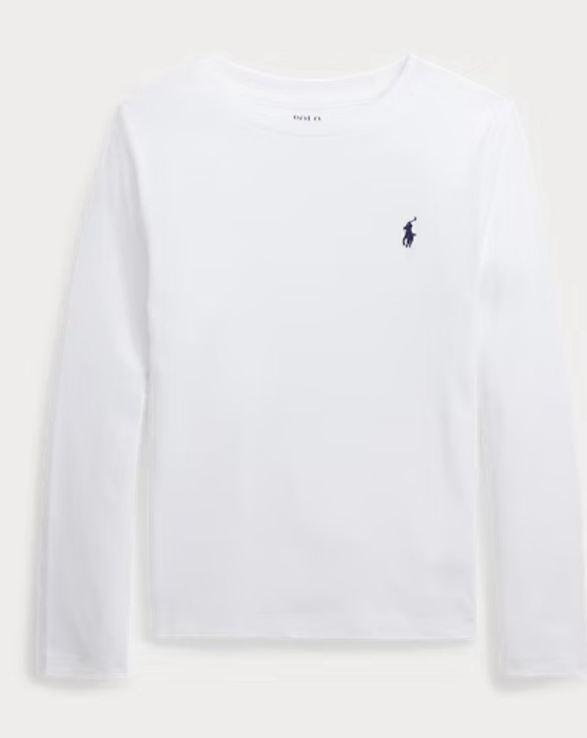 Ralph Lauren girls white long sleeve tshirt