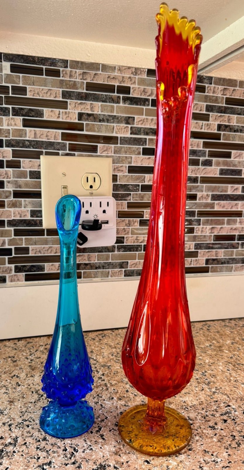 vintage swung vase