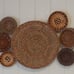 Wicker basket boho wall decor (12 medium sz,1 large sz)!