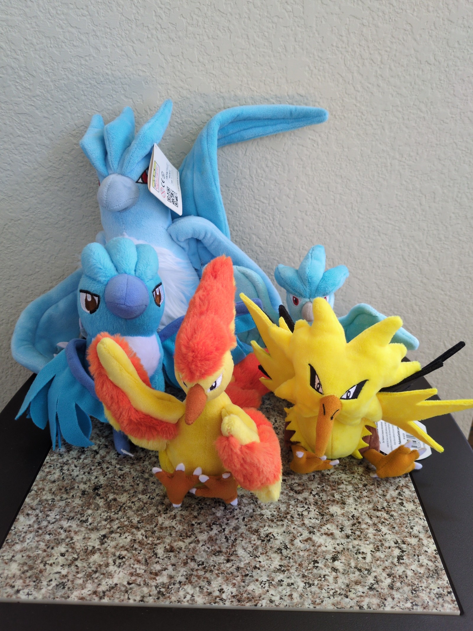 Pokemon Legendary Birds Plush