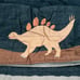 2 pc FAO Schwarz Jurassic Twin Quilt and Sham Set NIP