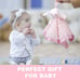 Loveys for Babies Bunny Security Blanket 16 Inch