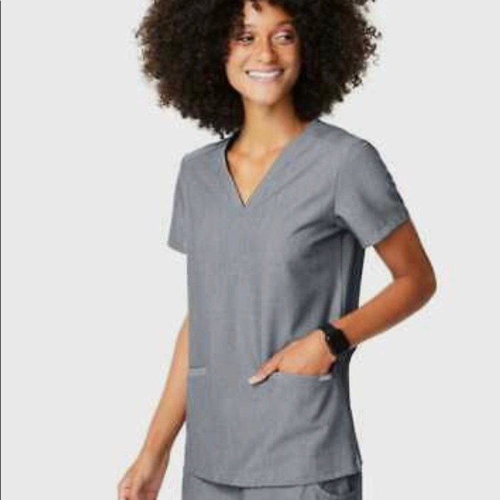 FIGS Scrub Top Gray Casma Women's