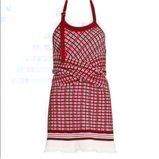 3.1 PHILLIP LIM Plaid Intarsia Cotton-Wool Halter Top