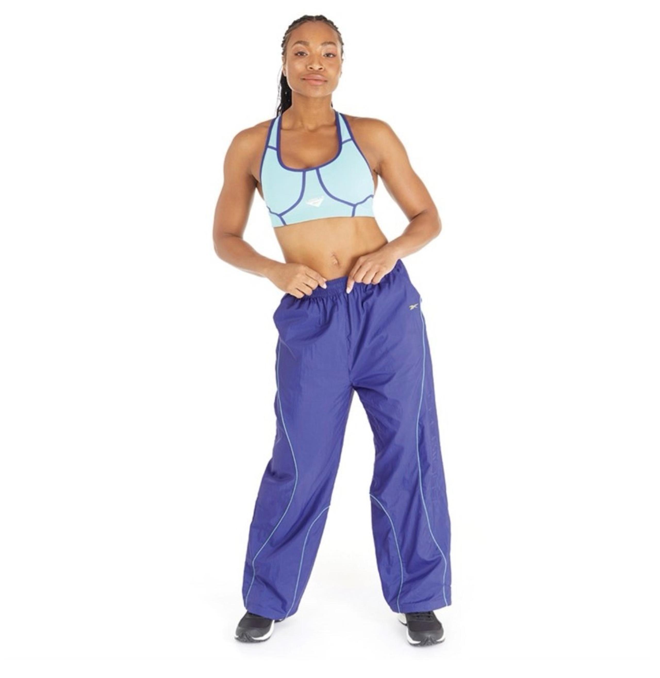 REEBOK Les Mills Woven Pants - Bold Purple XL NWOT MSRP $75