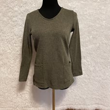 Tribal Green Long Sleeve Tunic Sweater