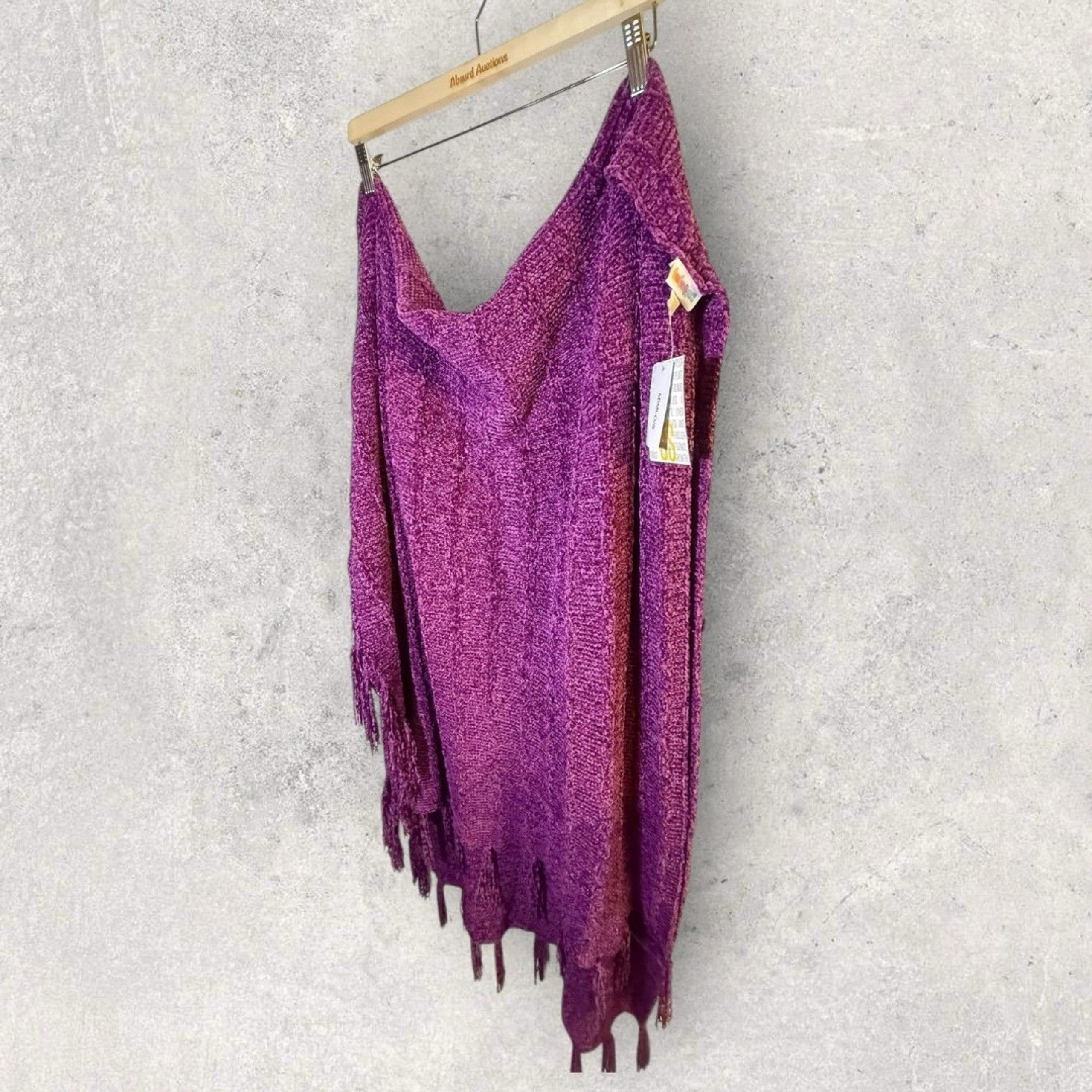 Lularoe Mimi Knit Sweater Wrap In Size One size In Purple