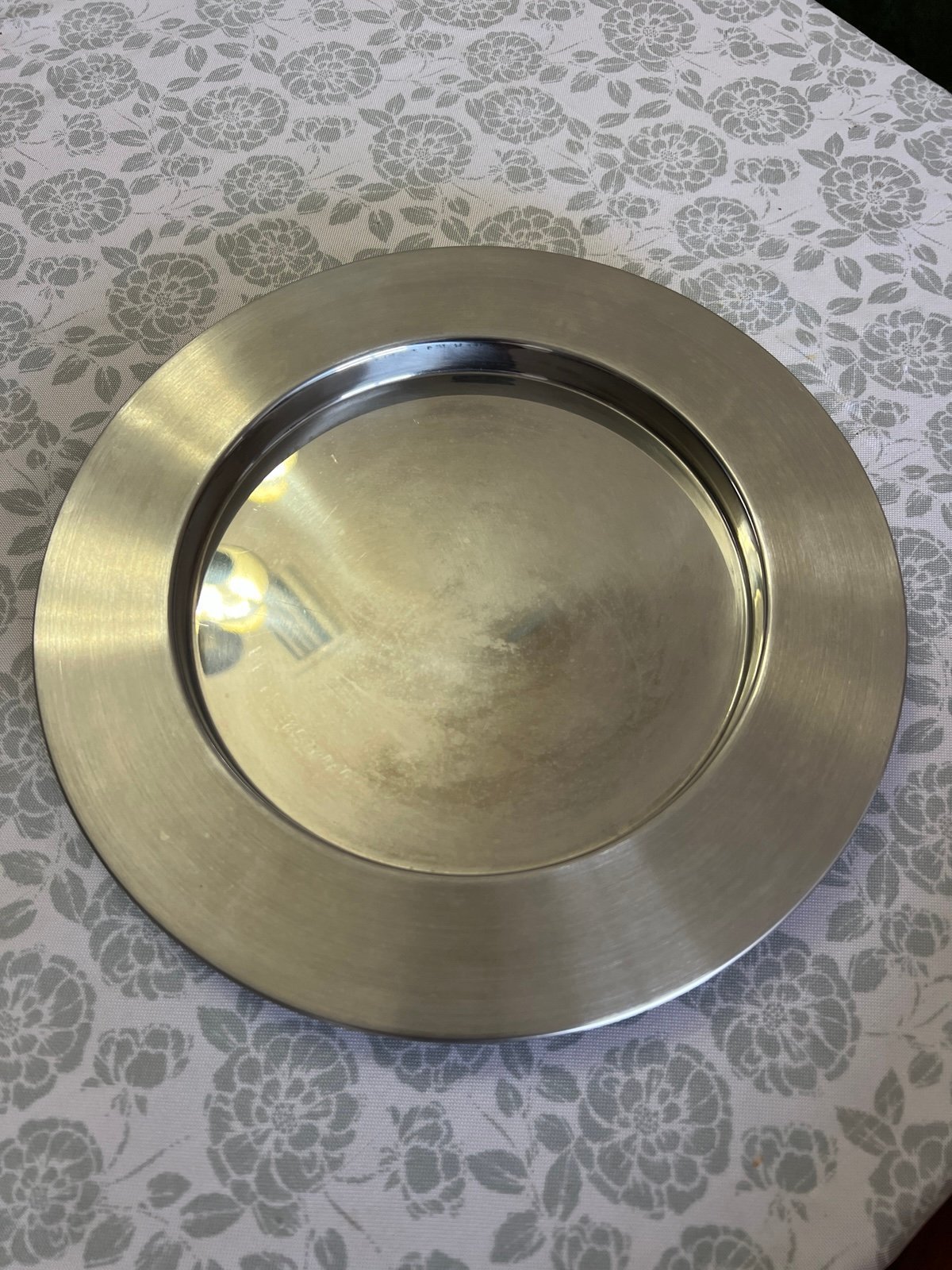 OPA Finland stainless steel platter 12.5 Timo Sarpaneva