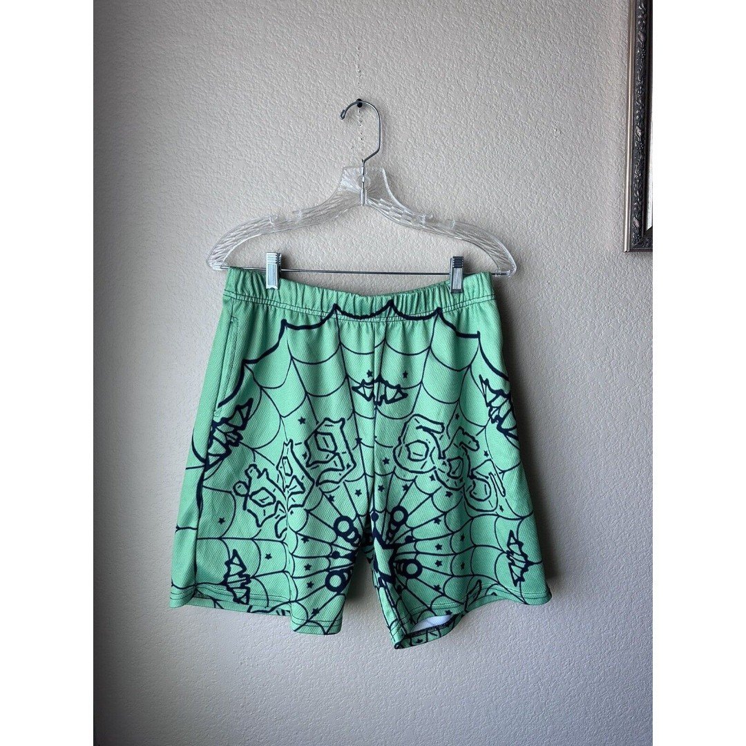 Juice Wrld x Young Thug Sp5der Athletic Shorts Men’s Size Large 999 Spider 555